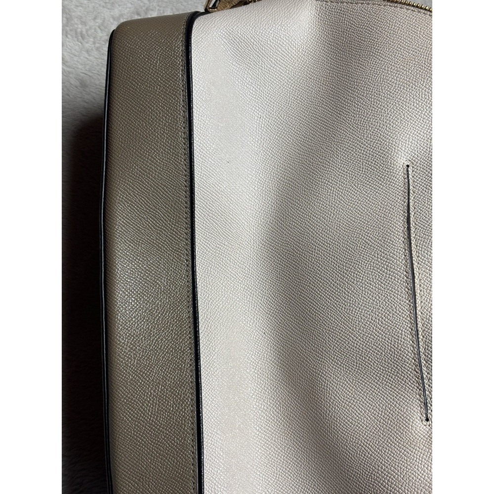 Coach Leather Sierra Dome Satchel Handbag Crossbody Cream / Brown /‎ Black - Picture 15 of 16